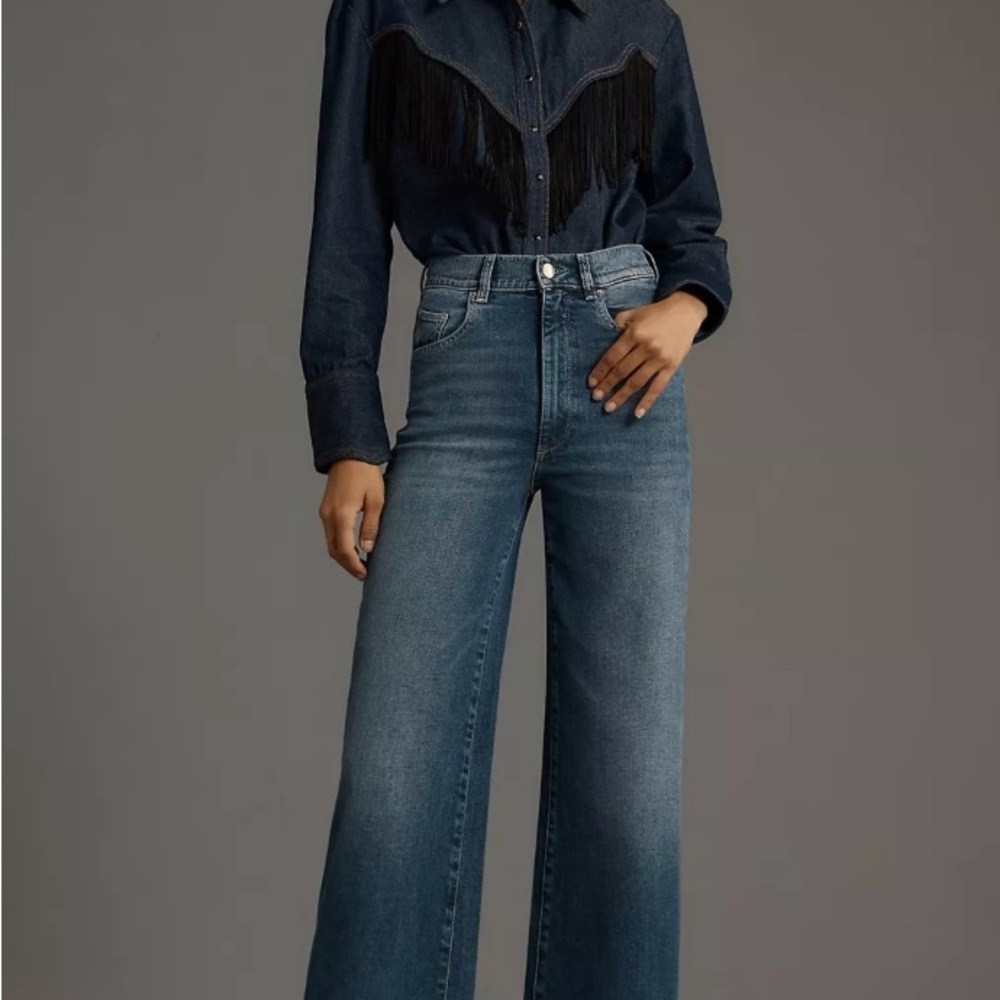 DL1961 Hepburn  High Rise Wide Leg Jeans